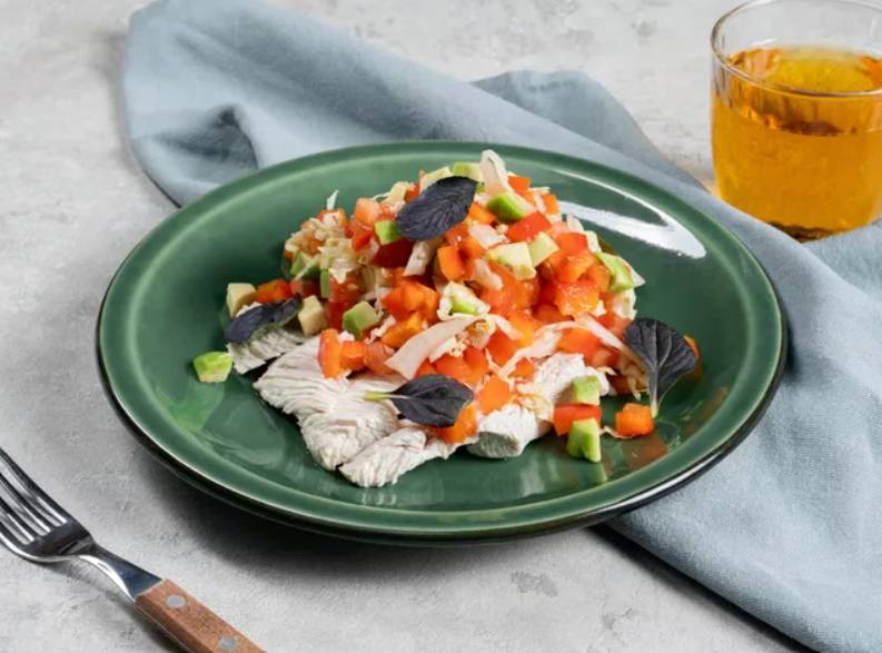 ПП салат с пекинской капустой