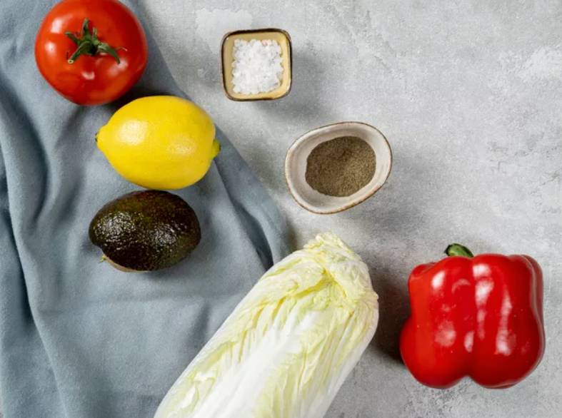 ПП салат с пекинской капустой