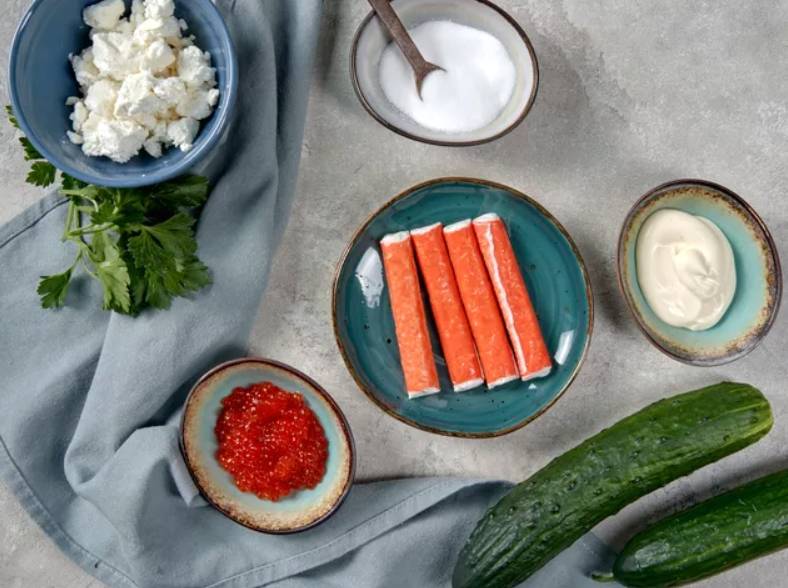 ПП салат с огурцом ПП салат с огурцом
