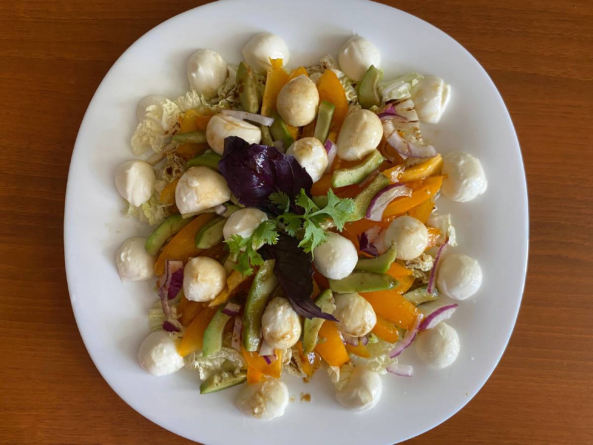 ПП салат с моцареллой