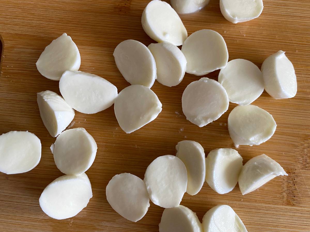 ПП салат с моцареллой