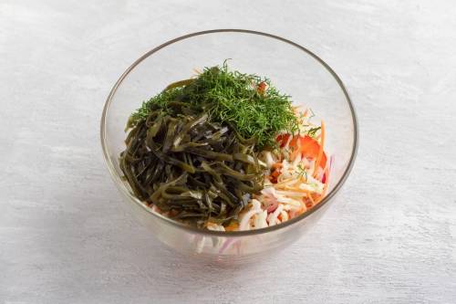 ПП салат с морской капустой