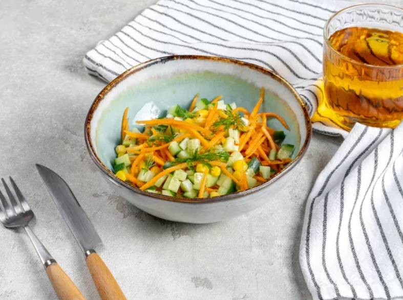 ПП салат с морковью по-корейски