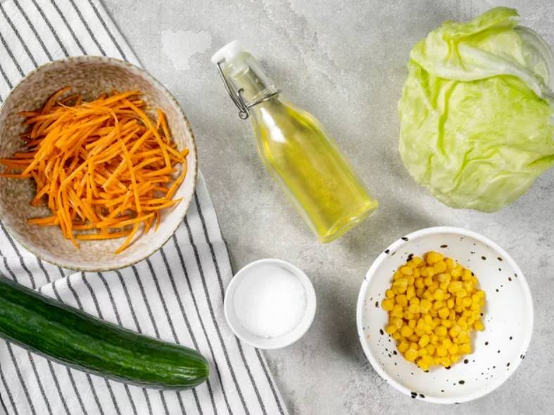 ПП салат с морковью по-корейски