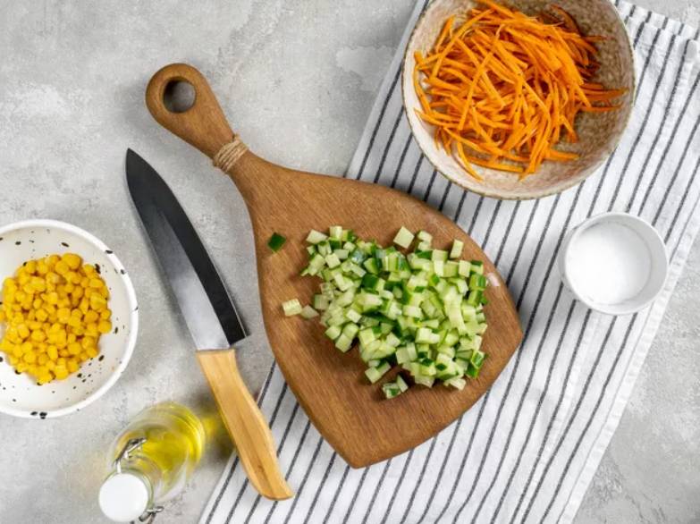 ПП салат с морковью по-корейски