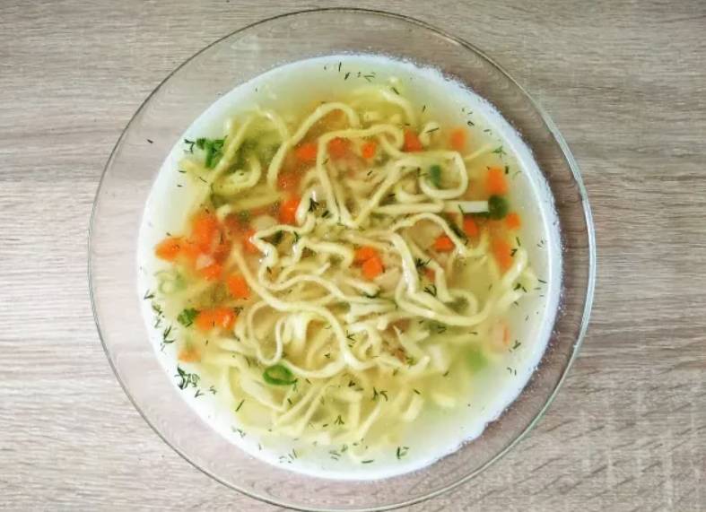 Суп с макаронами и картошкой без мяса