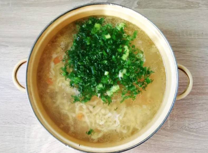 Суп с макаронами и картошкой без мяса