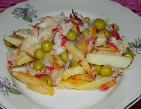 Овощной салат с картофелем