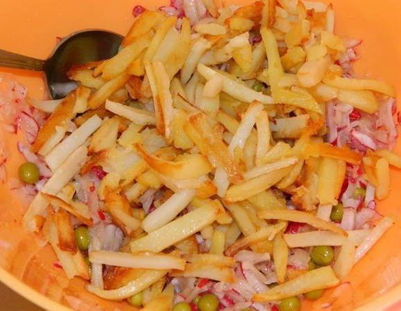 Овощной салат с картофелем