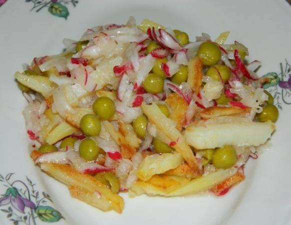 Овощной салат с картофелем