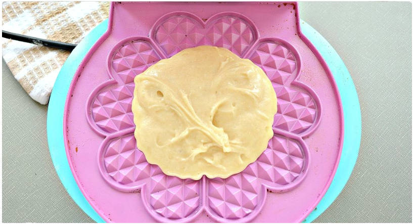 Песочные вафли в вафельнице