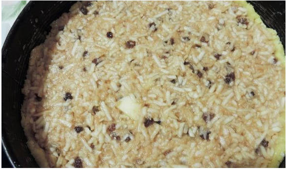 Песочный пирог с яблоками и корицей