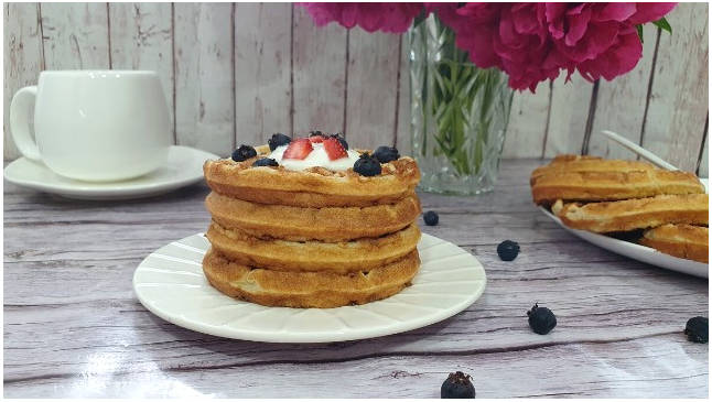 Вафли из рикотты