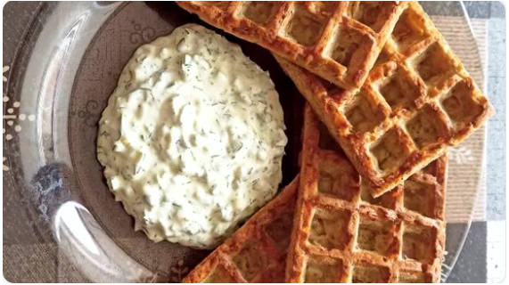 Вафли с фаршем