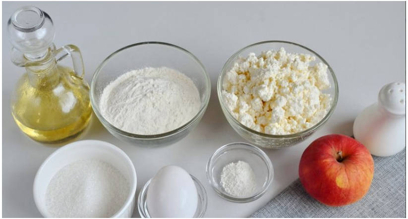 Вафли с яблоком