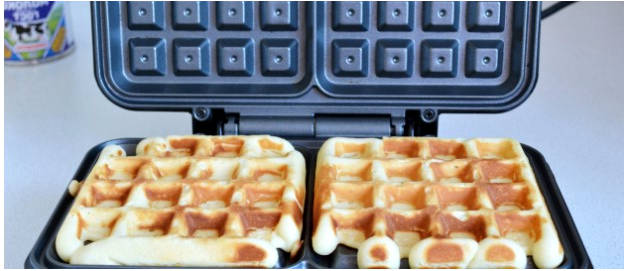 Вафли со сгущенкой