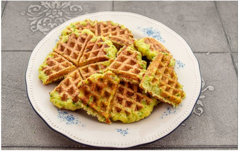 Капустные вафли