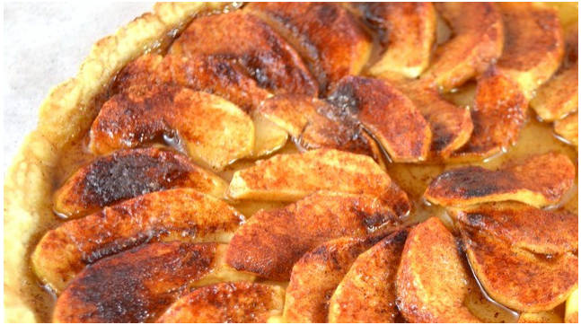 Пирог с яблоками без яиц