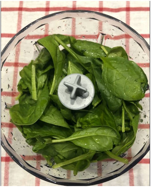 Вафли из шпината