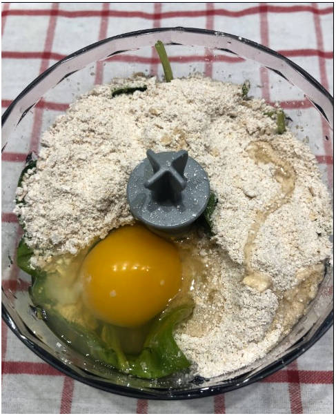 Вафли из шпината