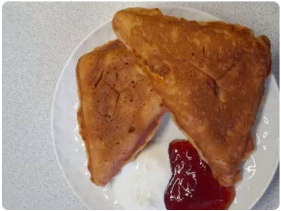 Яблочные вафли в мультипекаре