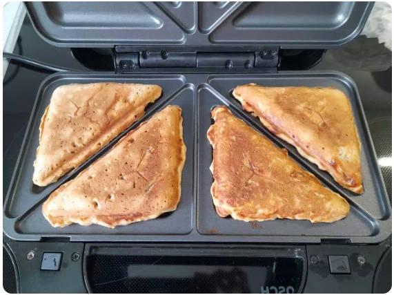 Яблочные вафли в мультипекаре