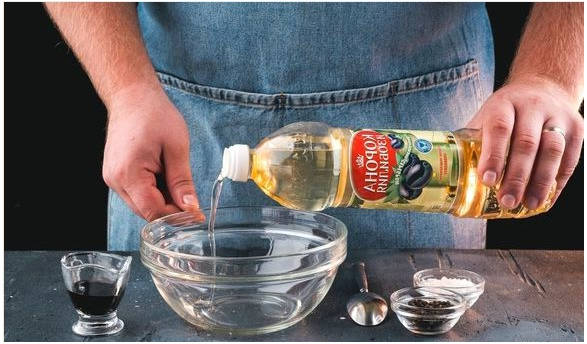 Горячий салат с куриной печенью