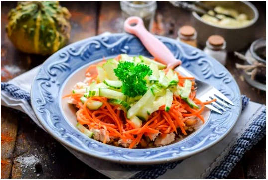 Салат «Восторг» с курицей