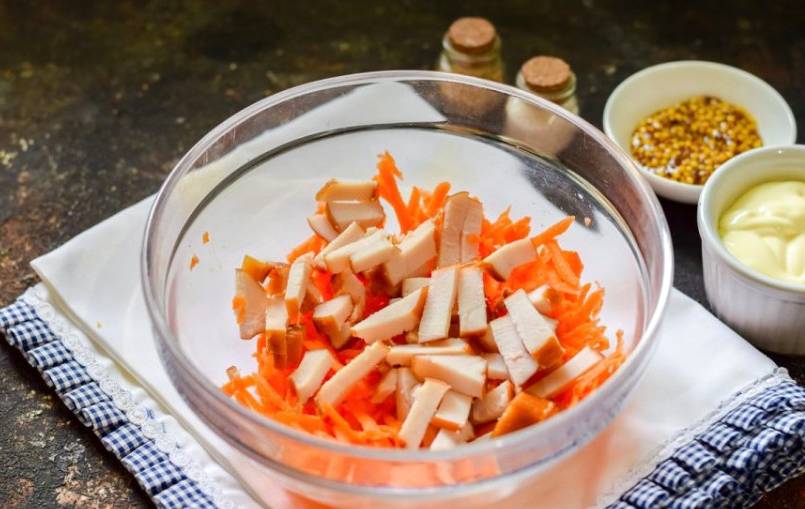 Грузинский салат с курицей Грузинский салат с курицей