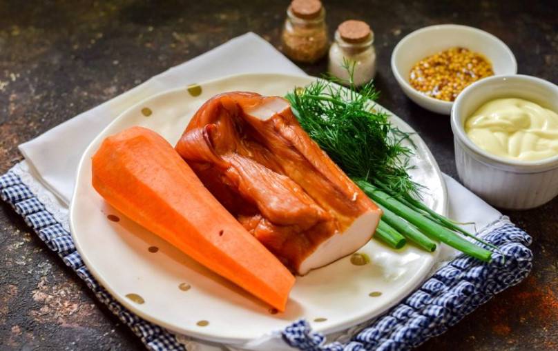 Грузинский салат с курицей Грузинский салат с курицей