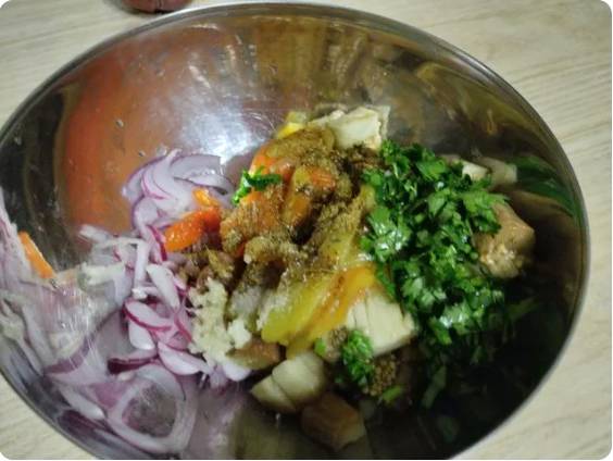 Грузинский салат с овощами