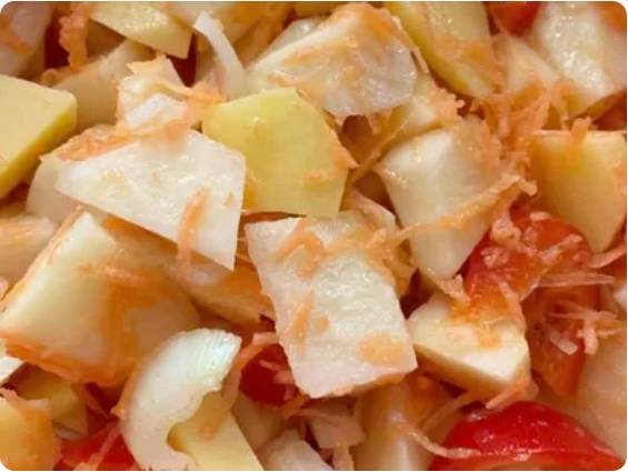Форель с овощами в духовке
