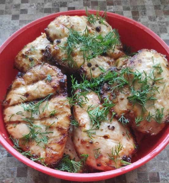 Куриное филе в аэрогриле