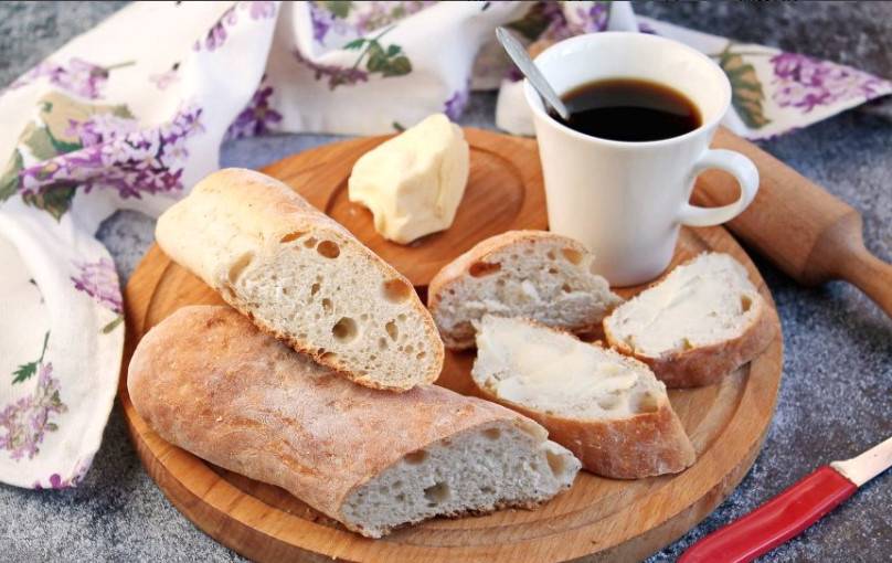 Чиабатта в хлебопечке Редмонд