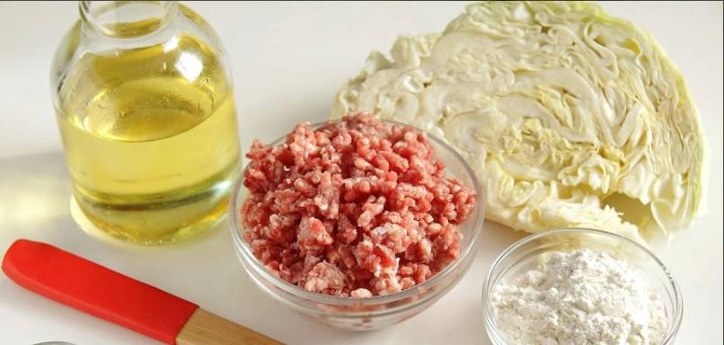 Капустные котлеты с фаршем
