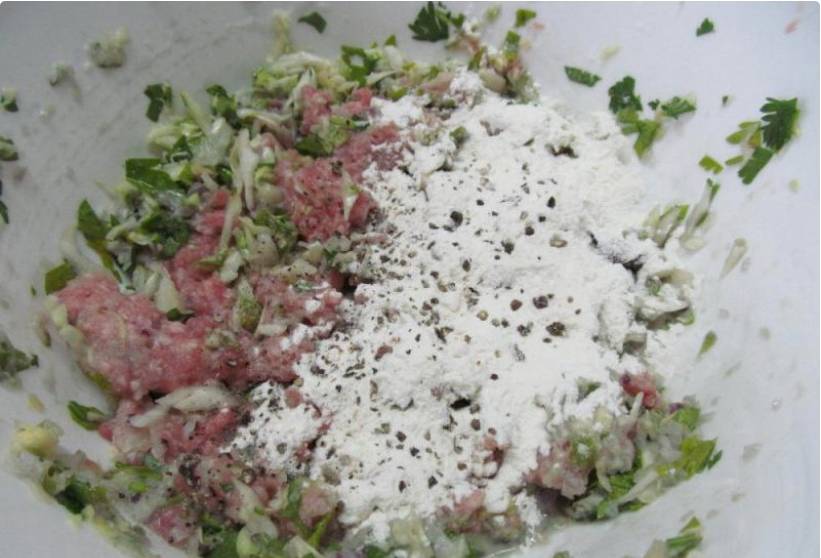 Капустные котлеты с мясом