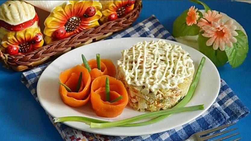 Мясной салат с курицей Мясной салат с курицей