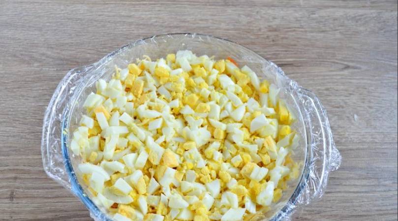 Салат «Лесная поляна» с грибами