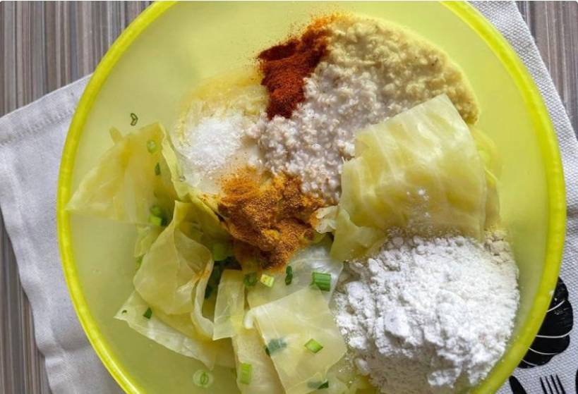 Капустные котлеты без манки