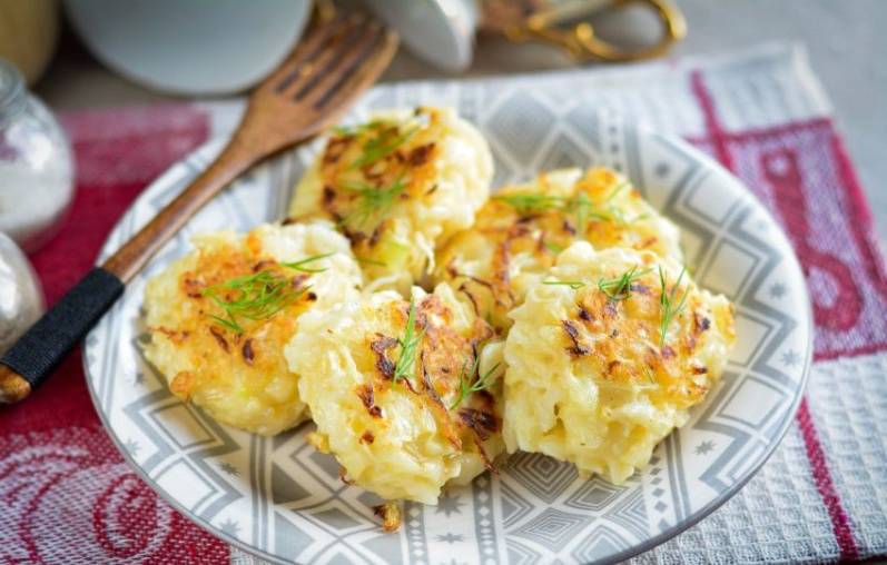Капустные котлеты с рисом