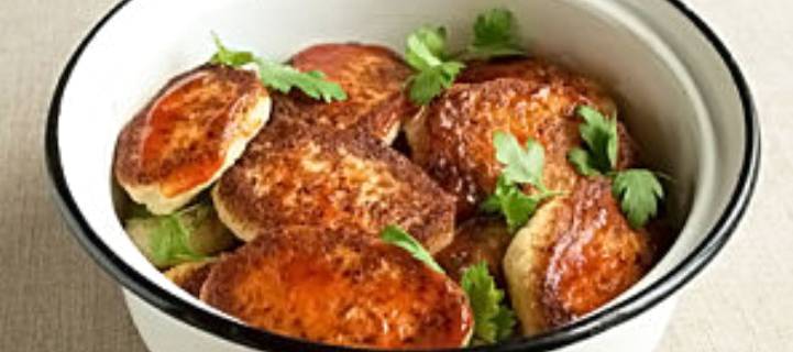 Капустные котлеты из сырой капусты с манкой