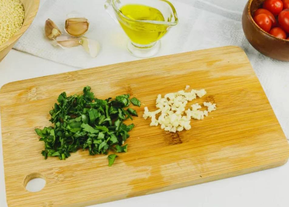 Овощной салат с кускусом