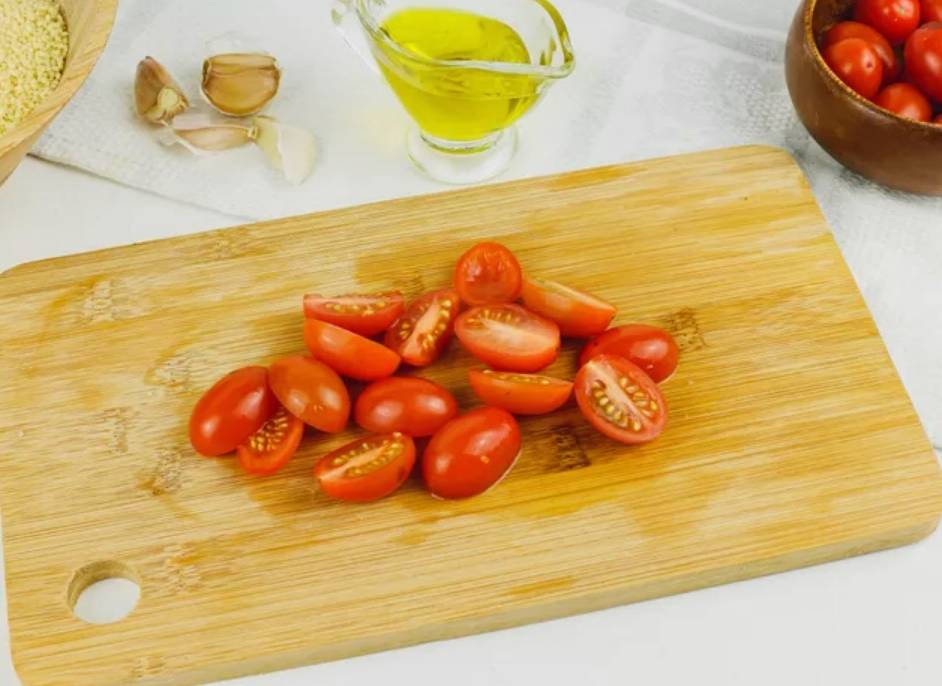 Овощной салат с кускусом
