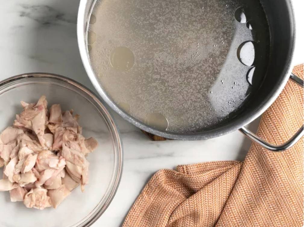Куриный суп с пшеном и картофелем