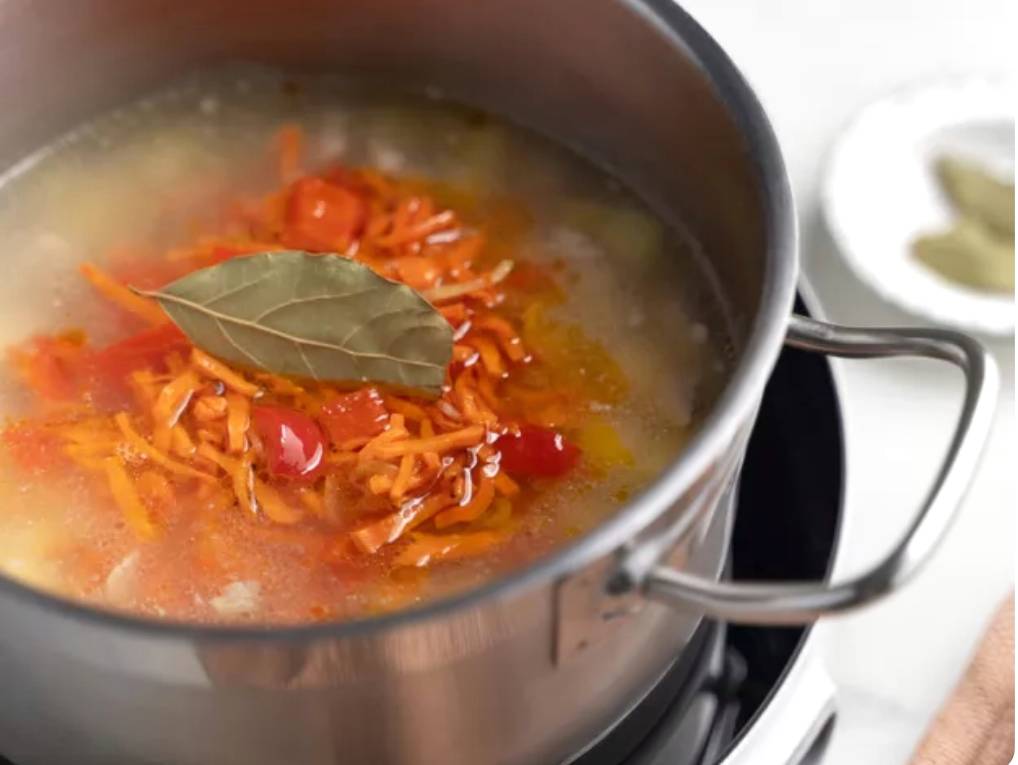 Куриный суп с пшеном и картофелем