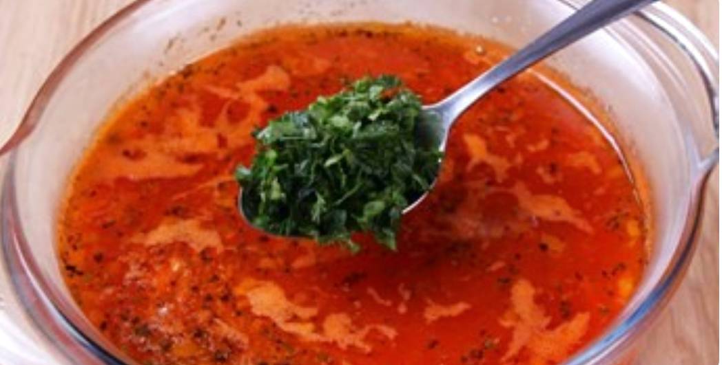 Суп с фасолью и курицей