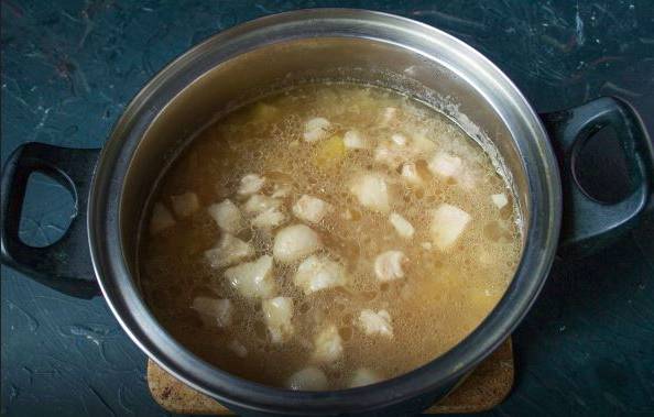 Суп с консервированной фасолью и мясом