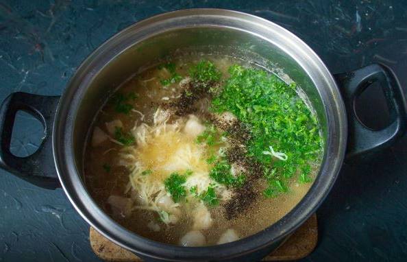 Суп с консервированной фасолью и мясом