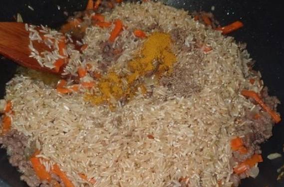 Суп с фаршем и рисом