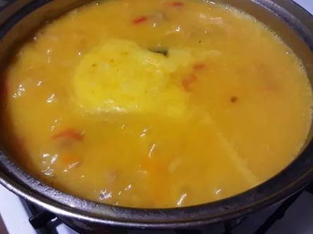Суп из тыквы на мясном бульоне